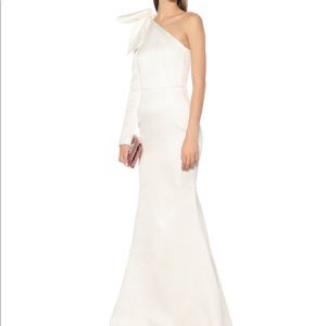 REBECCA VALLANCE - Francesca hammered-satin dress